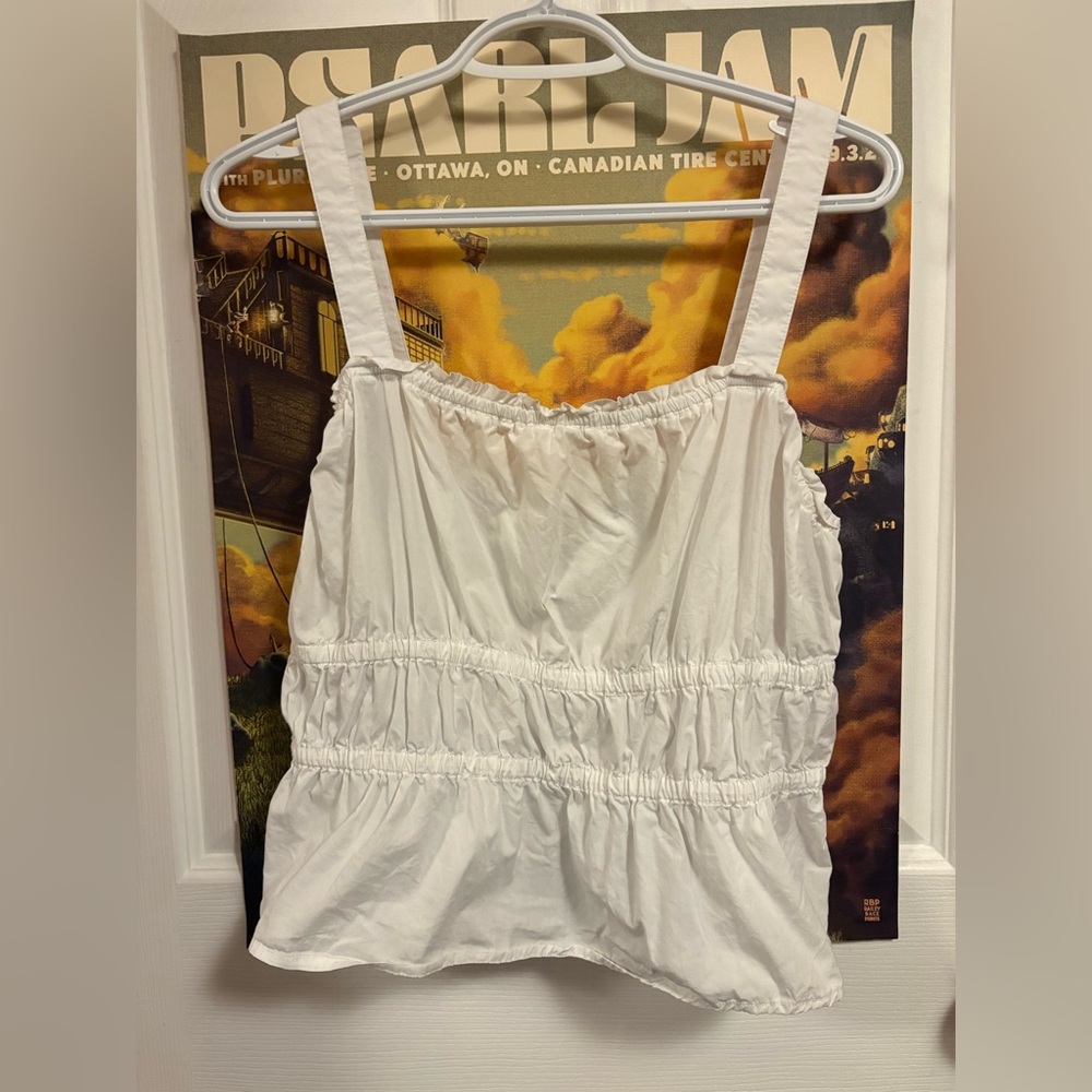 White Sleeveless Women's Top